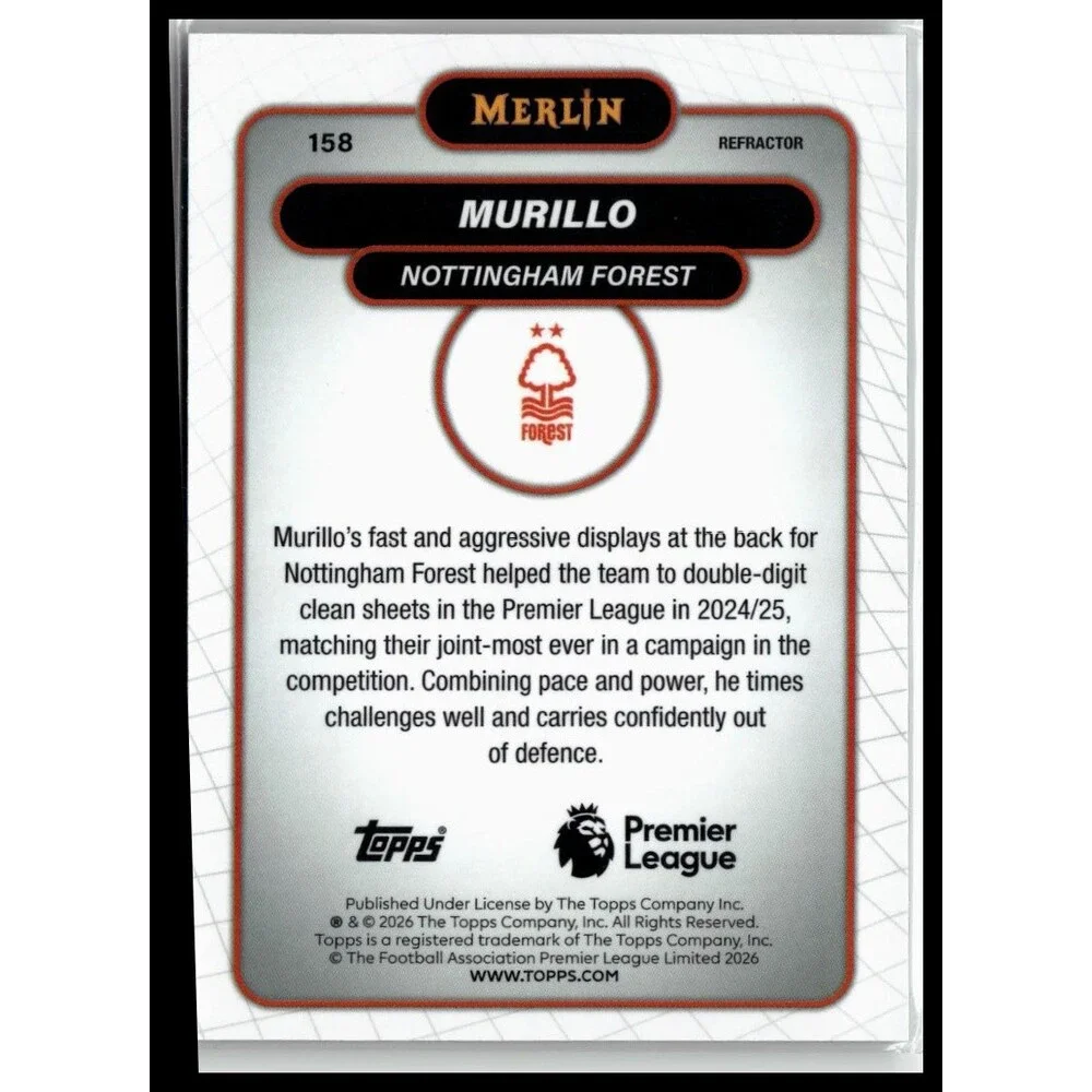 2026 Merlin Premier League #158 Murillo Refractor